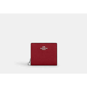 Coach Snap Wallet Red Cardinal/silver